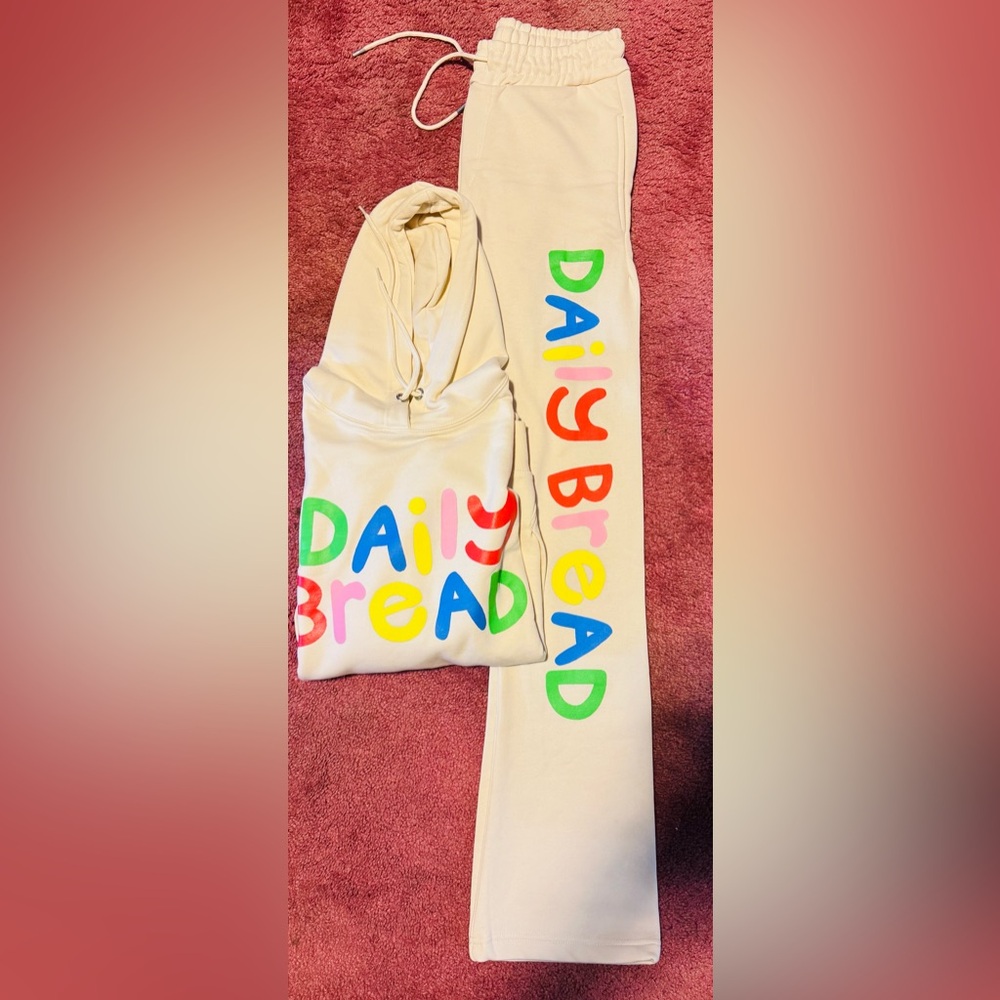 Daily Bread Hoodie and Sweat Pants - Size Medium